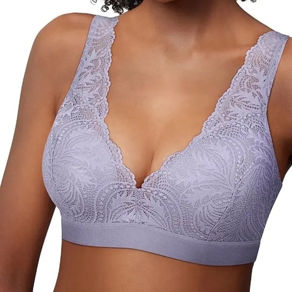 New Wonderbra x 2 blue and purple unwired thin padded - Picture 9 of 11